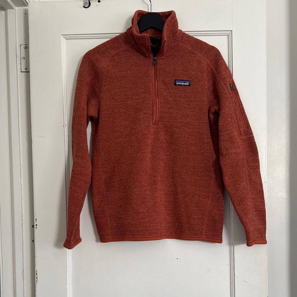 Patagonia Women’s Better Orange Sweater 1/4 zip fleece